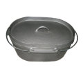 Outdoor camping preseasoned Coated Cast Iron Dutch Oven